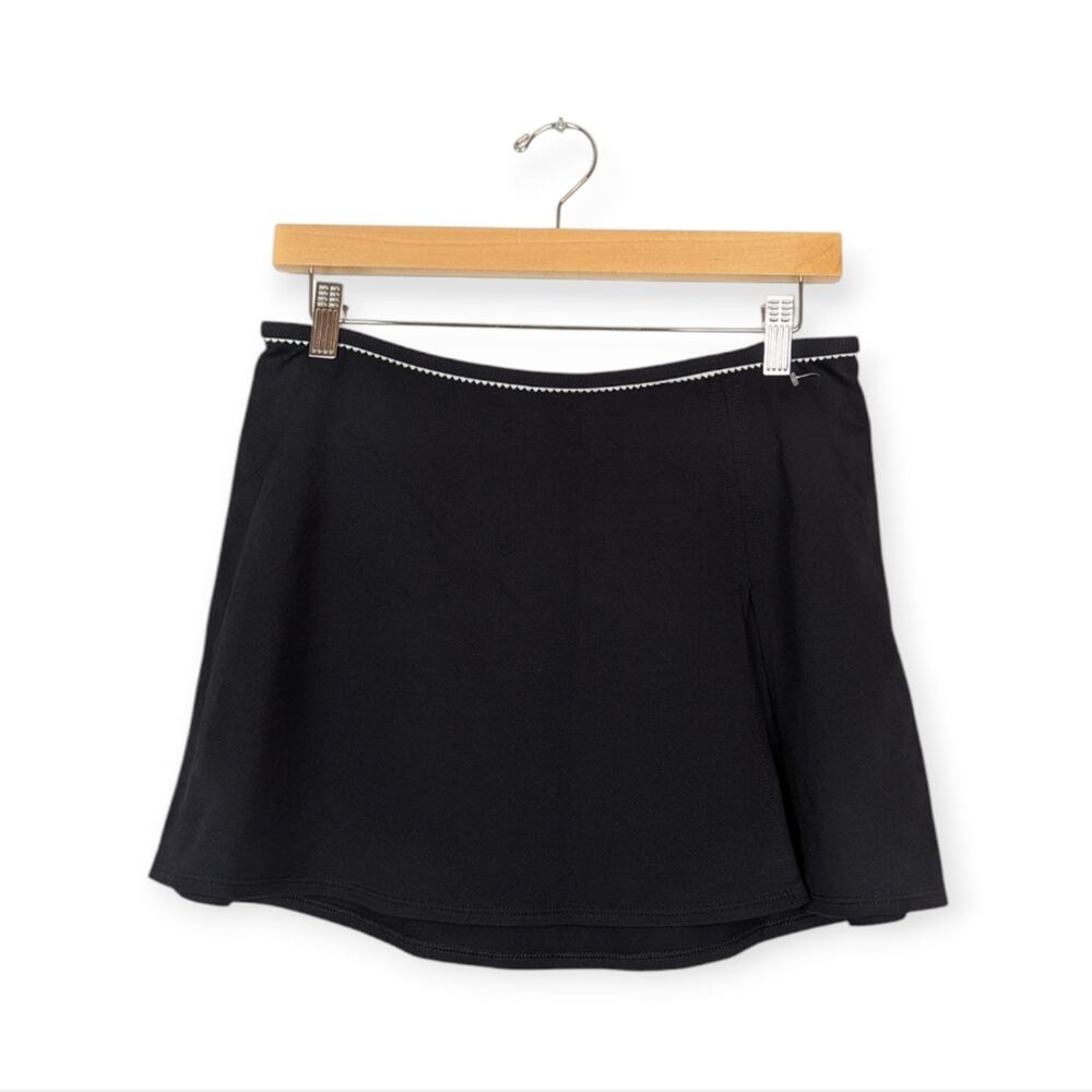 Vintage Anne Klein Retro Navy Micro Mini Skirt Size M